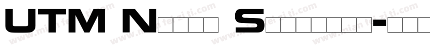 UTM Nokia Standard字体转换